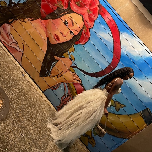 Two Piece Puff Dress M - Picture 3 of 4